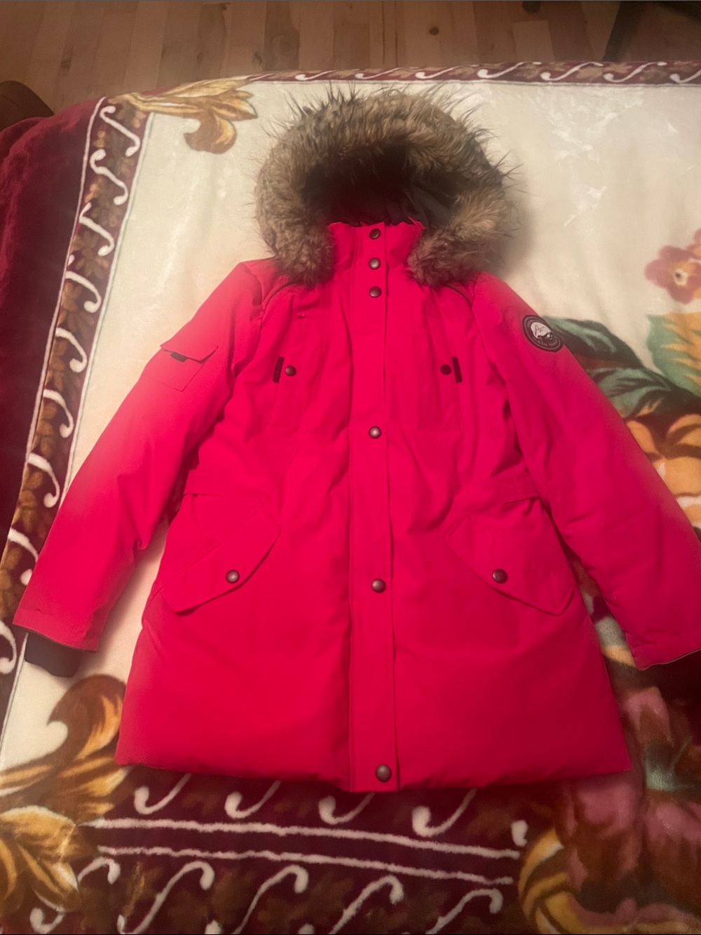 Glacial Terrain Gear Women’s Winter Coat Red Size 12 (M/M)